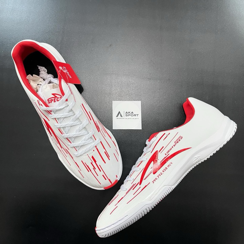 SEPATU FUTSAL SPECS LS REBON PUTIH SEPATU FUTSAL SPECS ACELERATOR LIGHTSPEED REBON