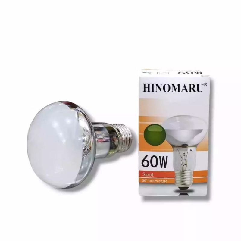 Bola Lampu Hinomaru Pijar 60 Watt / Bohlam Penghangat Ayam