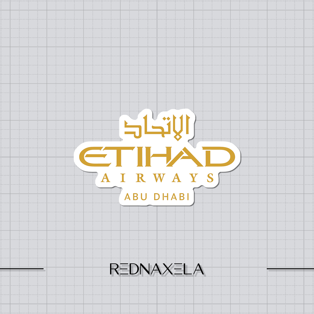 

Stiker Vinyl Etihad Airways Stiker Koper Outdoor Waterproof Sticker