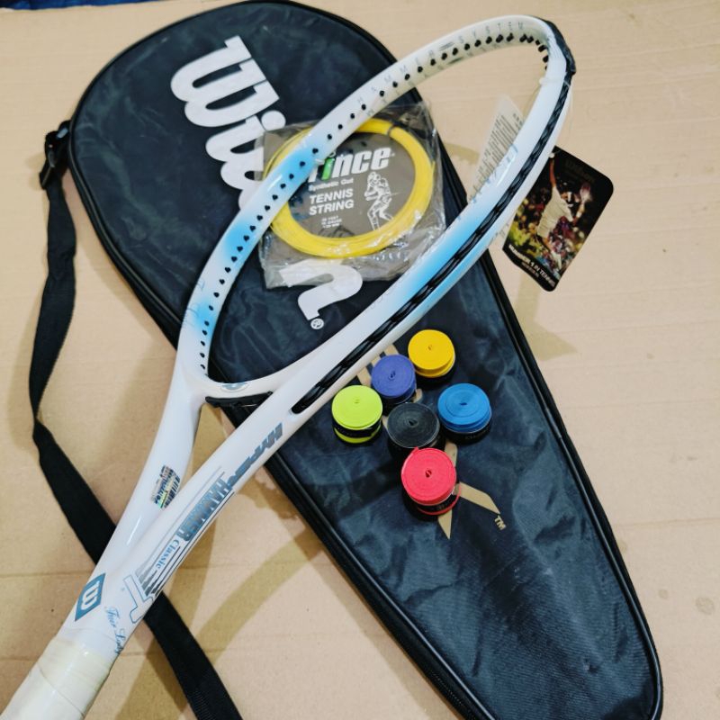 cuci gudang raket tenis wilson hyper hammer classic fair lady siap pakai