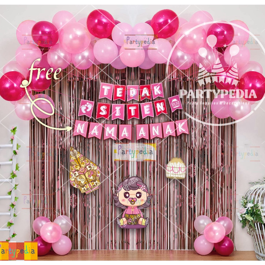 Pabrik PAKET DEKORASI TEDAK SITEN BAYI PEREMPUAN