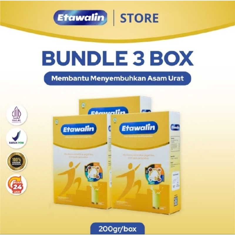 

Etawalin 3 Box - Susu Kambing Etawalin Asli Original Atasi Nyeri Sendi dan Tulang