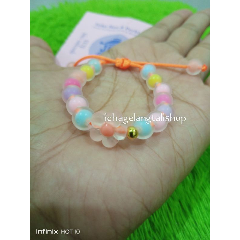 gelang anak bunga warna 0,1 gram semar jawa