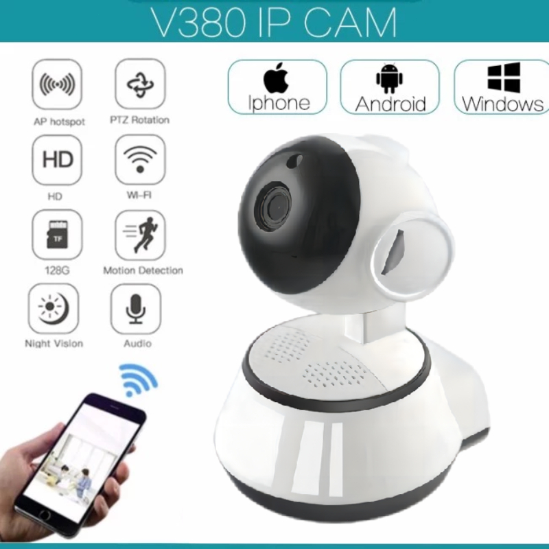 CCTV KAMERA  1080HDV380 pro KAMERA HD1080P Wireless Mini IP CCTV - cctv mini sambung ke hp - cctv bi