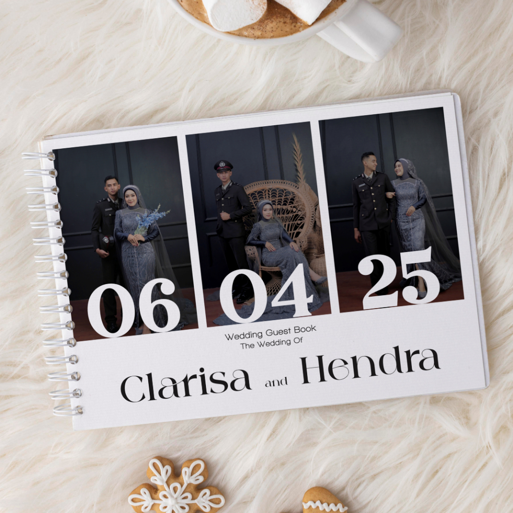 

BUKU TAMU HARDCOVER CUSTOM FOTO / BUKU TAMU ELEGANT / BUKU TAMU MURAH