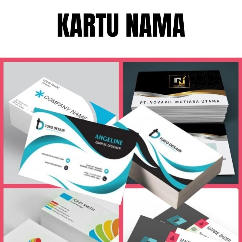 

Cetak Kartu Nama 1 Box isi 100 Lembar