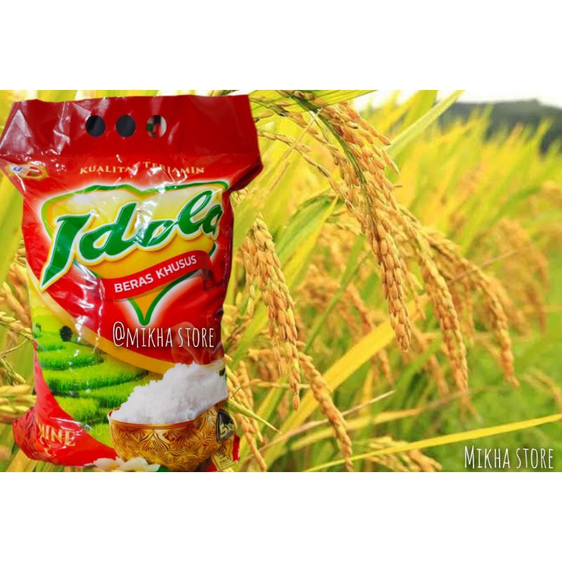 

Beras merk idola 5 kg - free ongkir