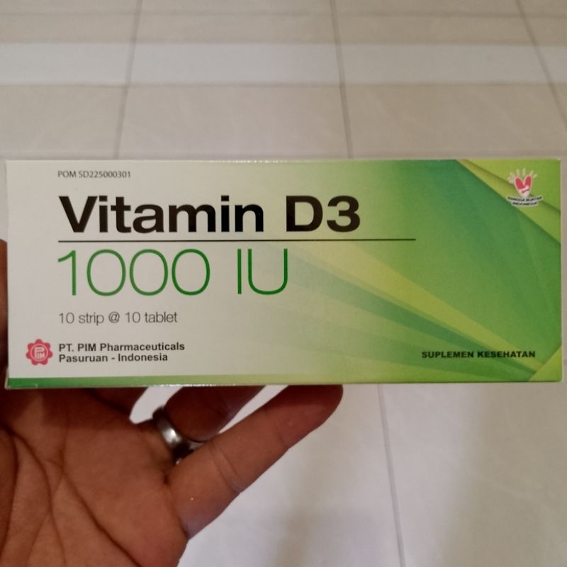 VITAMIN D3 1000ui PIM 100tablet
