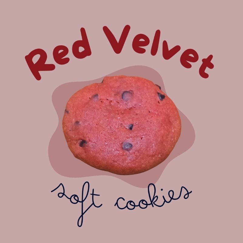 

Red Velvet Cheese Soft Cookies by Ovine