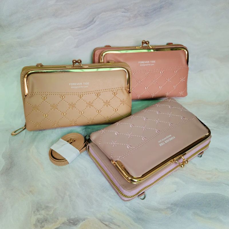 Tas hp wanita bordir behel releting love