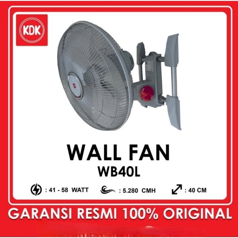 KDK FLOOR FAN & WALL FAN WB40L