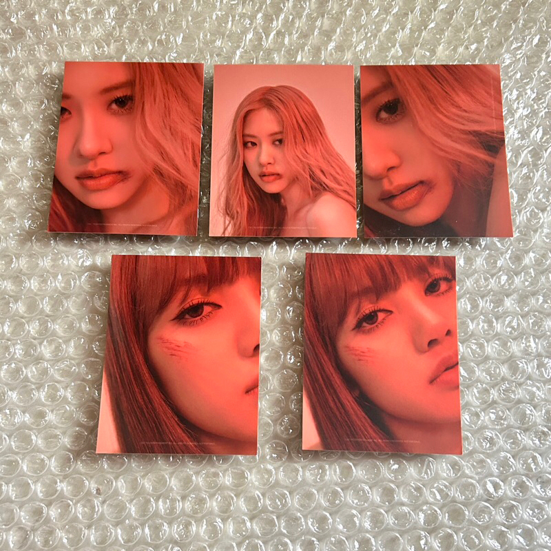 BLACKPINK - KILL THIS LOVE PHOTOCARD JENNIE LISA ROSE JISOO OFFICIAL