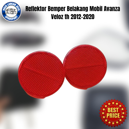 Reflektor Bemper Belakang Mobil Avanza Veloz th 2012-2020