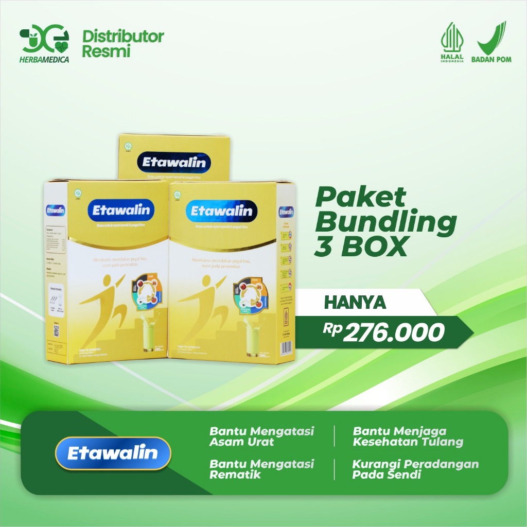 

Paket 3 Box Susu Etawalin – Susu Etawa Atasi Asam Urat Nyeri Sendi Tanpa Ribet obat nyeru sendi obat asam urat susu memperkuat kepadatan tulang susu meningkatkan daya tahan tubuh susu asam urat susu sendi susu nyeru sendi susu pegal linu susu rematik
