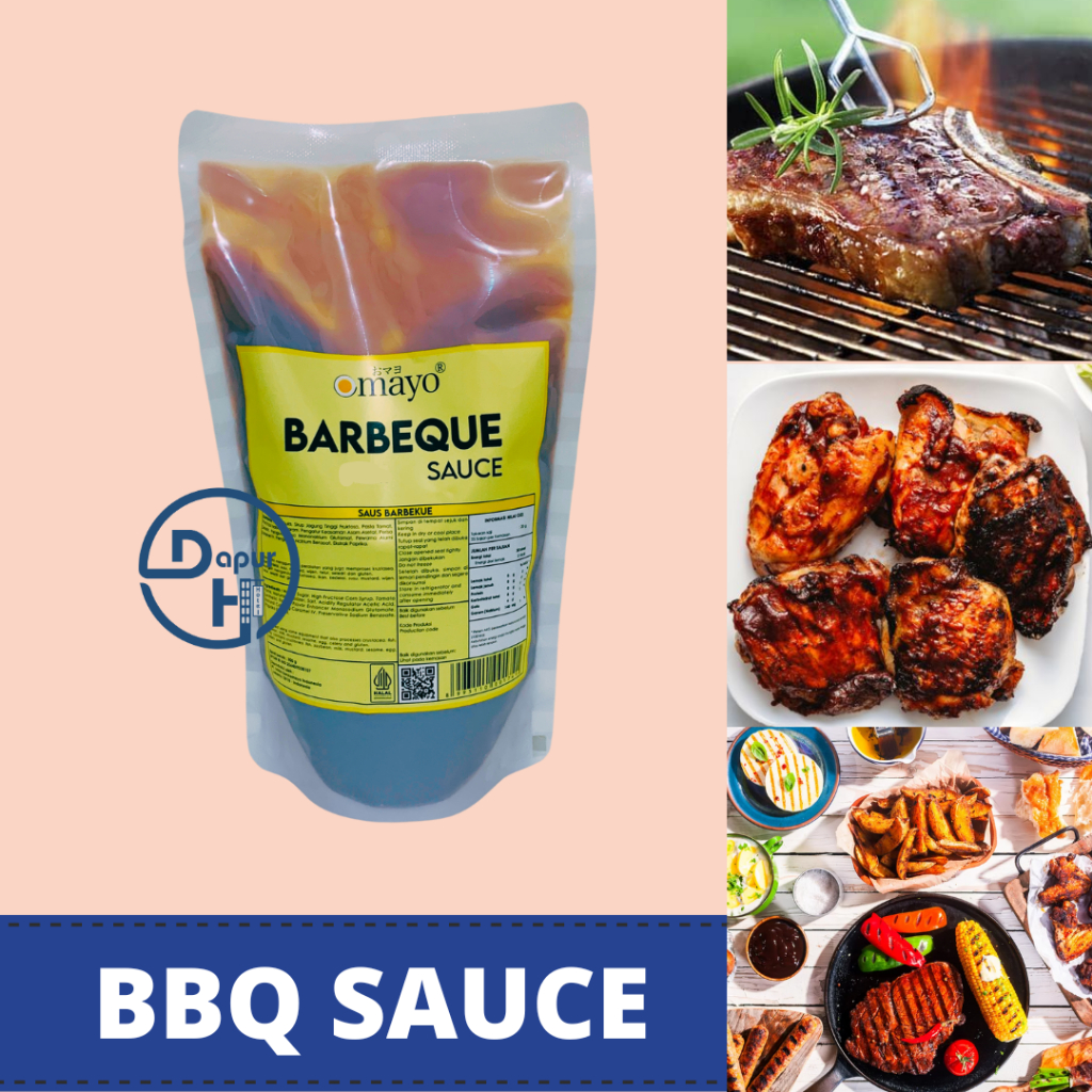 

OMAYO Barbeque Sauce 500 g Halal | Saus Bumbu Bakar BBQ--