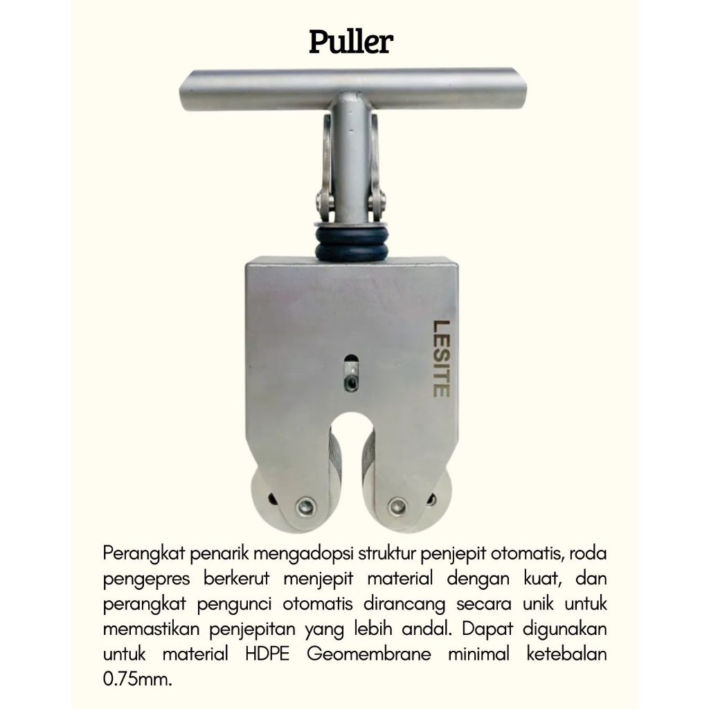 PULLER - ALAT PENJEPIT HDPE GEOMEMBRANE