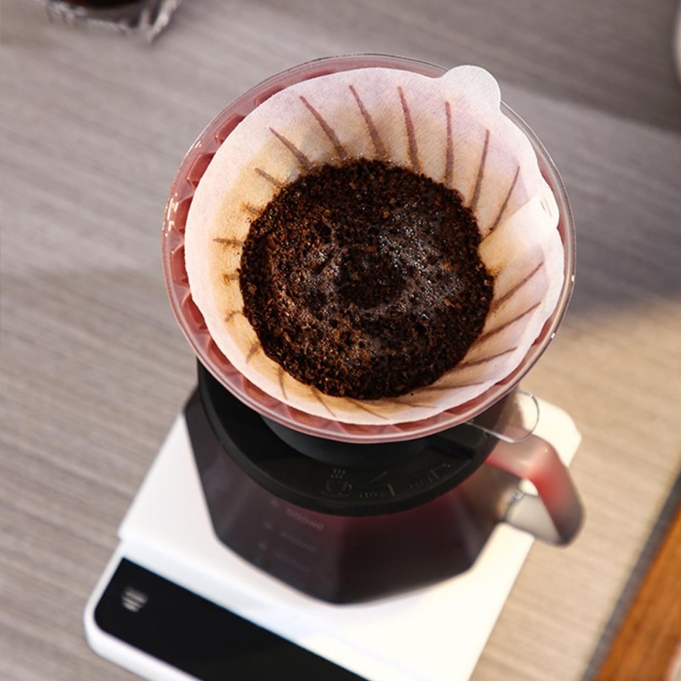 D3W Coffee Dripper Kopi v60 - Alat Kopi v60 Dripper Set Cangkir Filter Pintar - Bisa Direndam Kaca