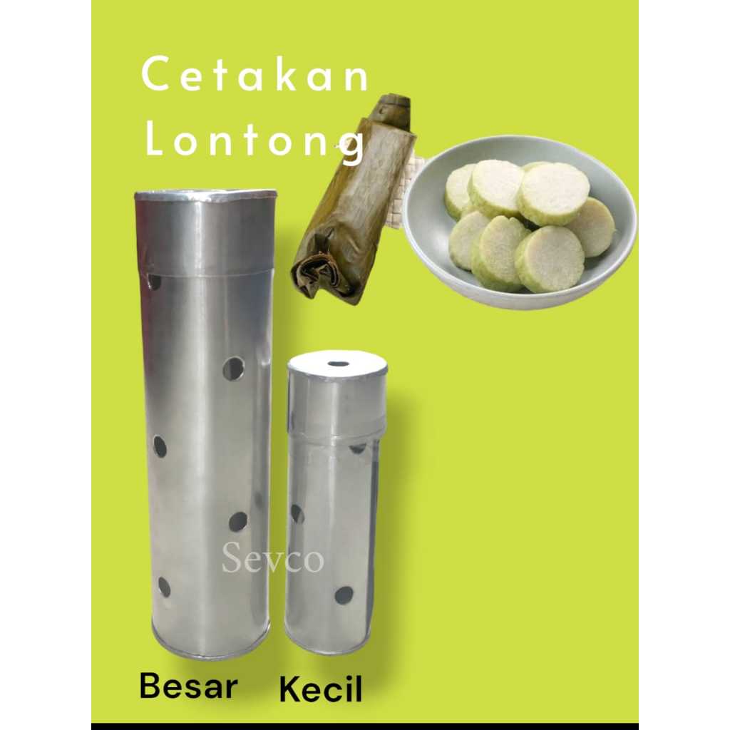 Cetakan Lontong Besar Kecil/ Cetakan Lontong Aluminium Serbaguna