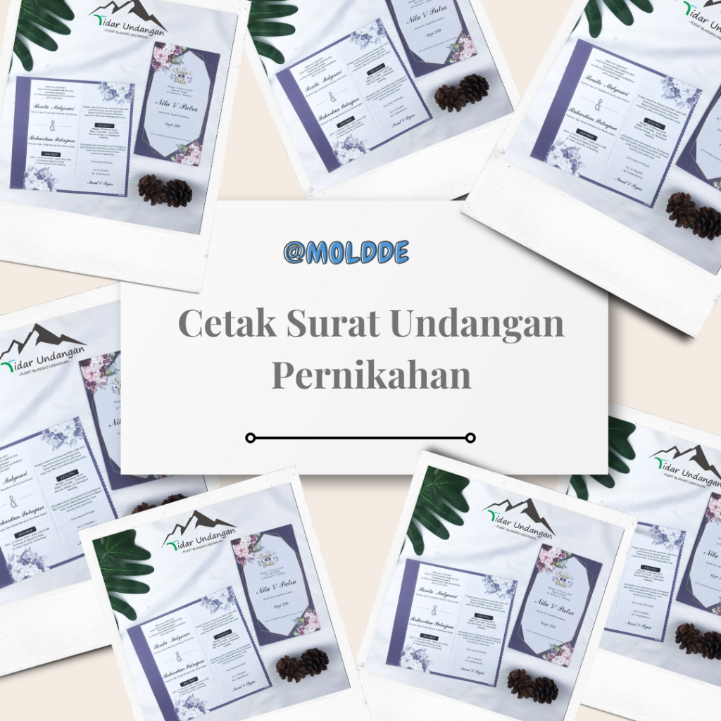 Undangan Pernikahan 100pcs