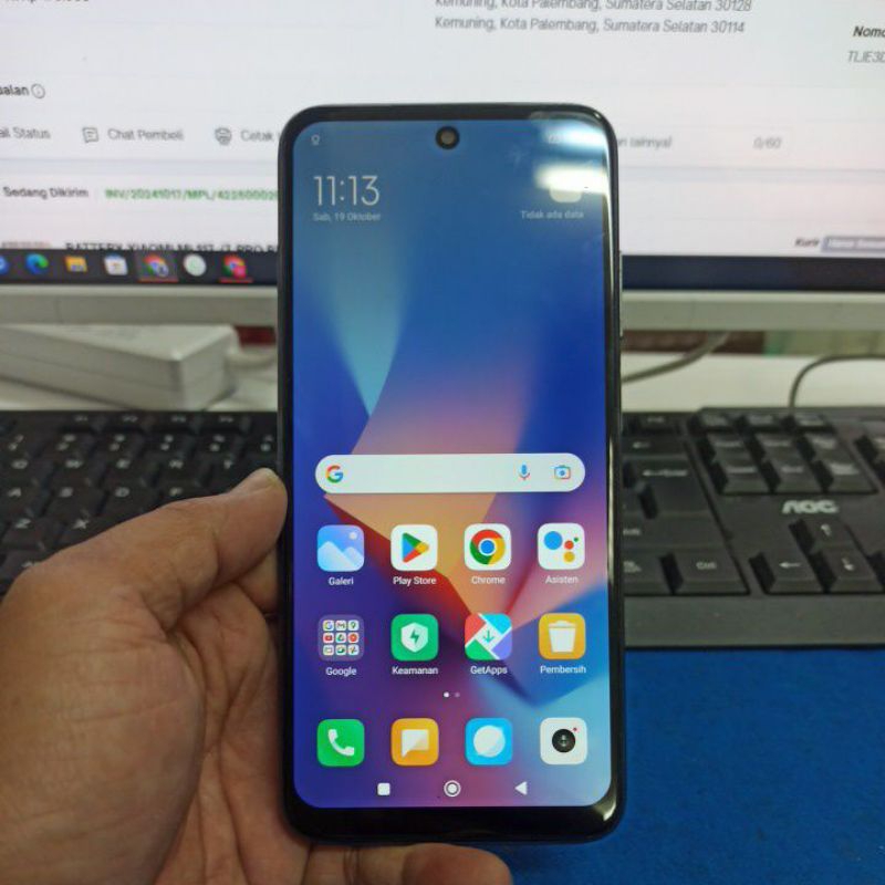 HANPHONE BEKAS SECOND XIAOMI REDMI 10 2020 6/128 UNIT ONLY