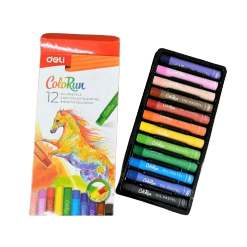 

Deli Oil Pastel Mini 12 Warna EC20200 - Crayon Deli 12 Warna