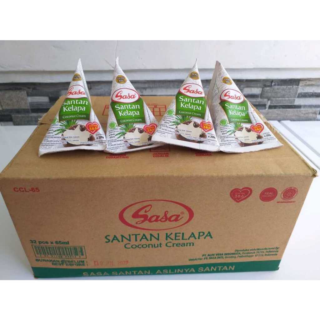 

1 Dus Sasa Santan Kelapa Cair Omega 3 Isi 32 Pcs x 65 ML