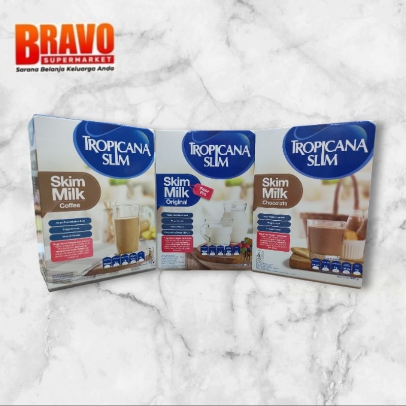 

TROPICANA SLIM SKIM MILK //CHOCOLATE // ORIGINAL //COFFE 500 GR