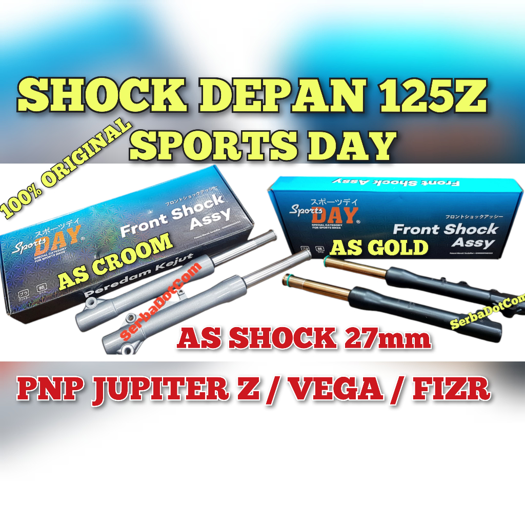 Promo SHOCK SKOK DEPAN YAMAHA Z125 BOTTOM LENGKAP SET SPORTS DAY SPORT DAY 125Z Z 125 Z ORIGINAL AS