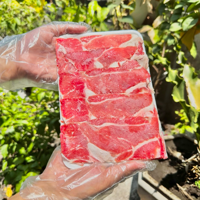 

SIRLOIN SLICE 500gr | FRESH CUT| BEEF SLICE | DAGING SLICE