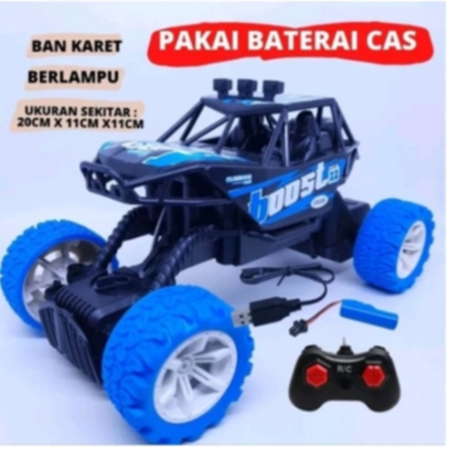 MAINAN Anak Mobil Remote Control Offroad SNI Ban Karet Rc Car Jeep Boost Monster