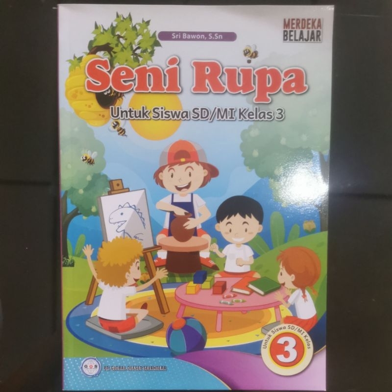 

Buku pelajaran seni rupa kurikulum merdeka untuk kelas 3 SD/MI penerbit PT.global offset sejahtera