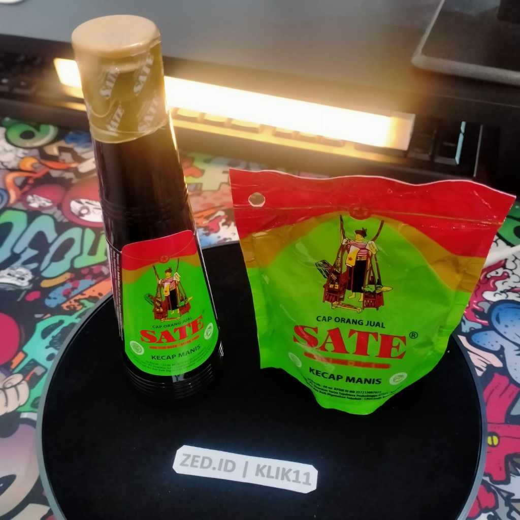 

[DOS] KECAP MANIS CAP ORANG JUALAN SATE ENAK BOTOL 135 ML POUCH 60 ML