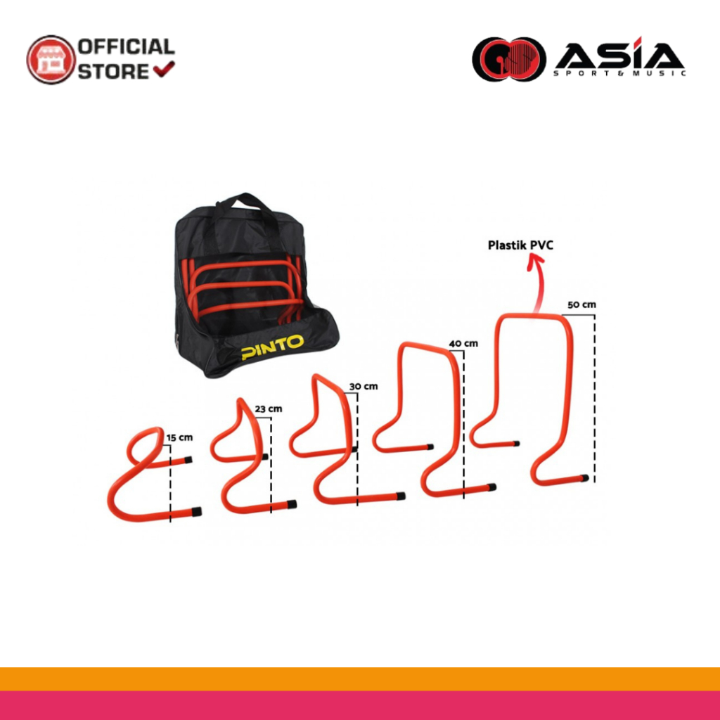 Hurdle Pinto Hr 05 + Bag | Sepak Bola & Futsal | Pinto Penghalang
