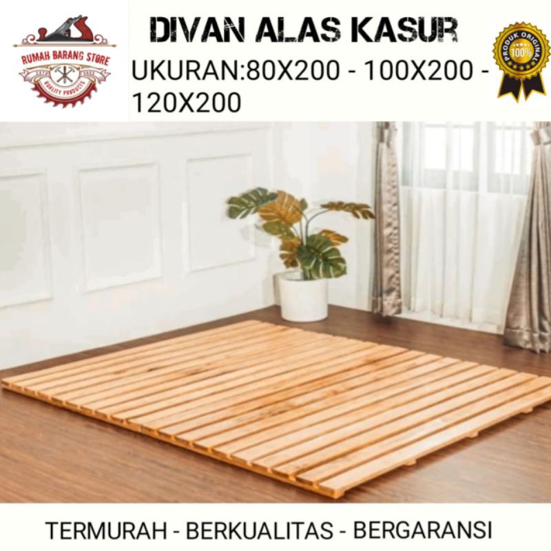 Divan palet tempat tidur alas kasur dipan kayu Dipan lantai minimalis aesthetic