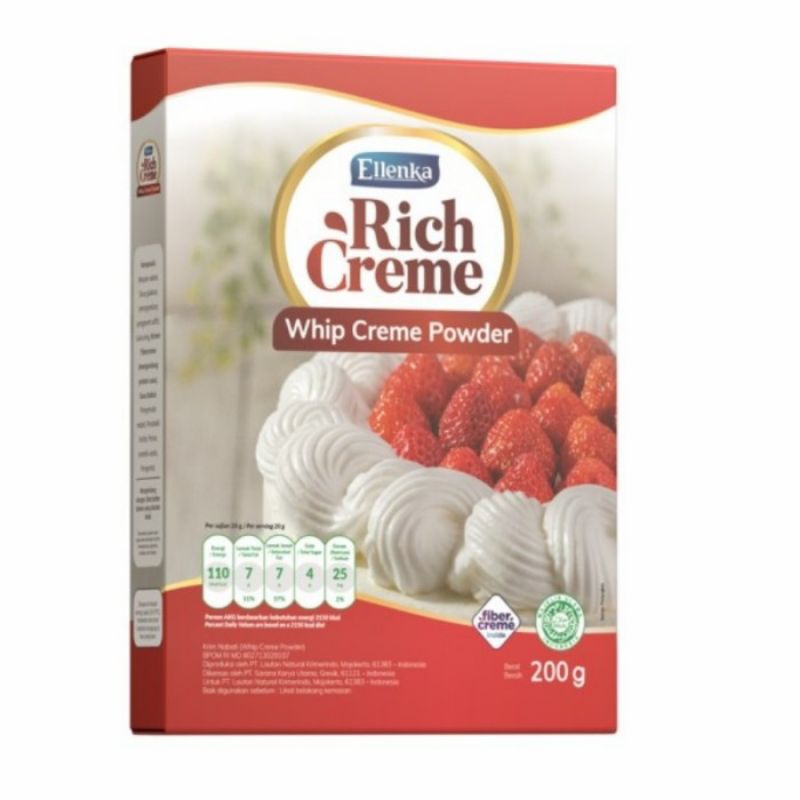 

rich cream WHIP 200g