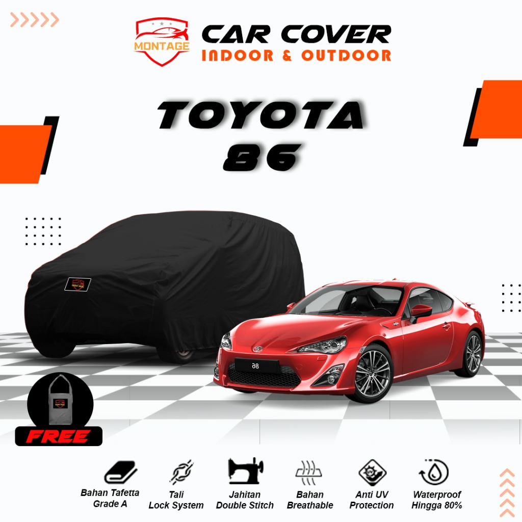 Body Cover Mobil Toyota 86 / Sarung Mobil Sedan Toyota 86 All Type / Selimut Mobil Toyota 86 2RD