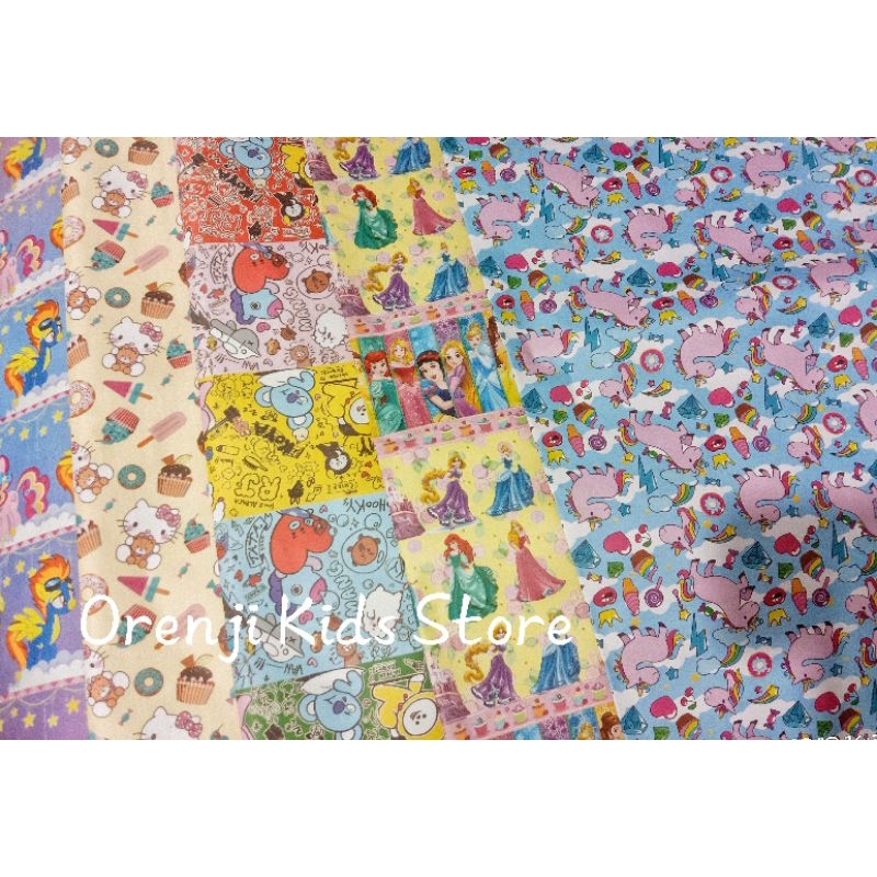 

Kertas kado Jumbo karakter lucu. ukuran besar 1,34x 1meter