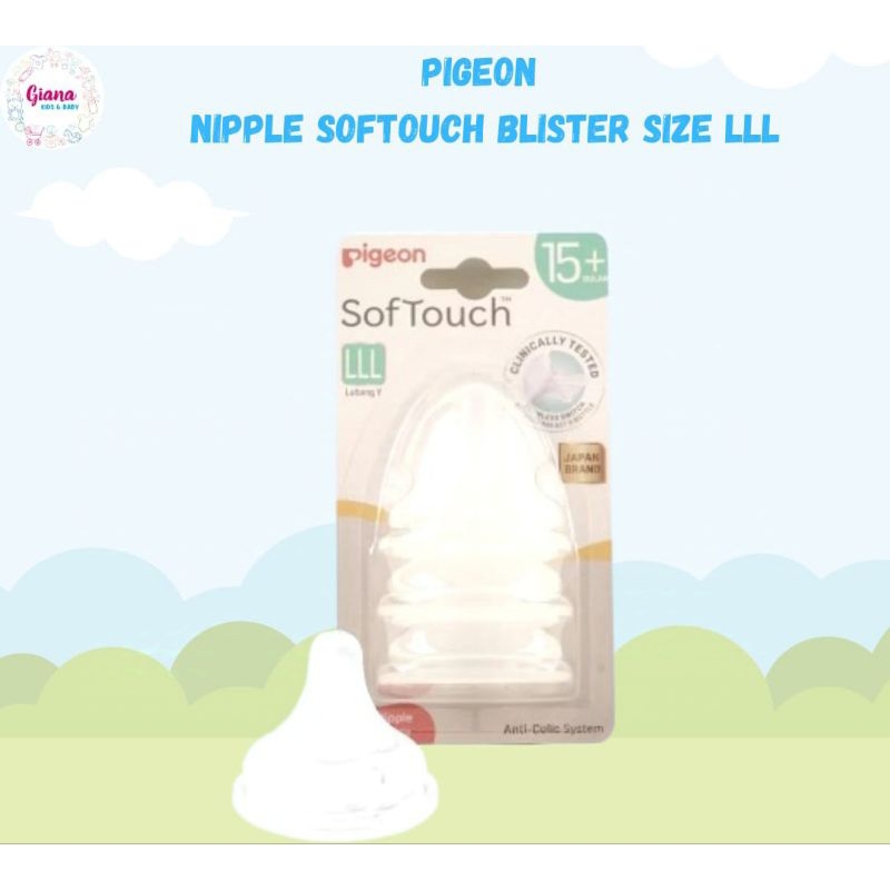 pigeon nipple softouch blister size LLL
