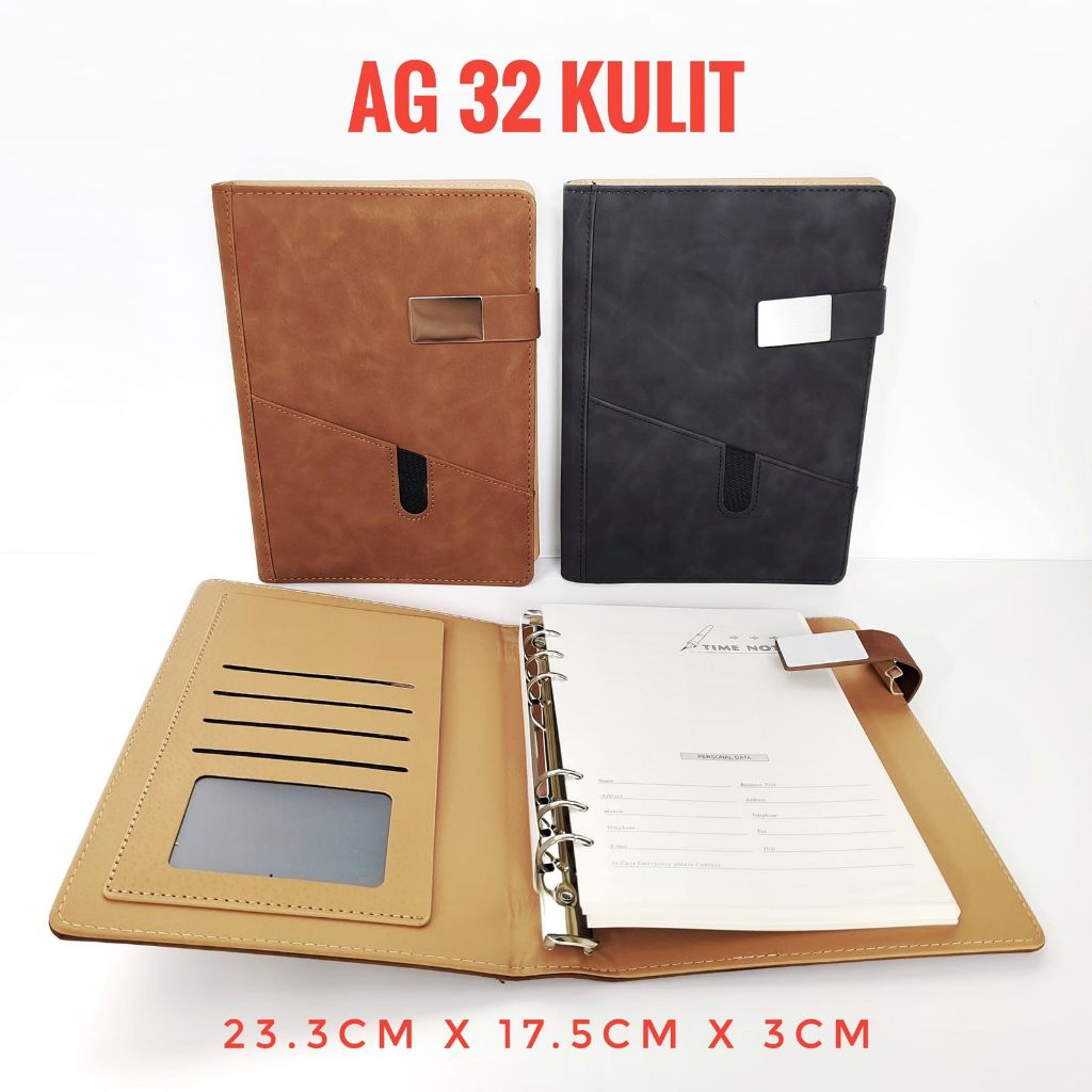 

ag 32, buku agenda, buku tulis, buku kulit, buku jurnal notebook