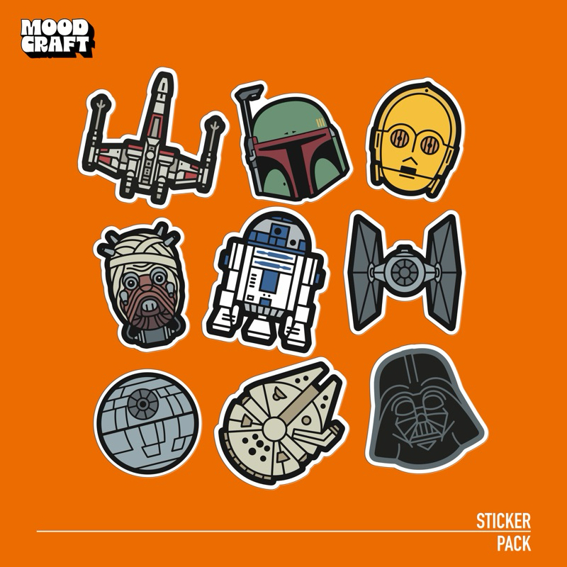 

Stiker Vinyl Star Wars - Sticker Pack | SP-004