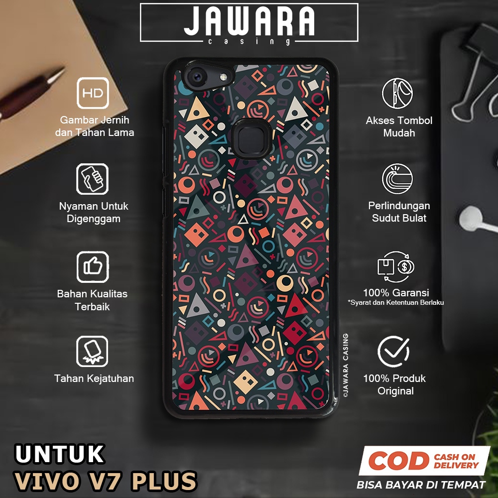 Case Vivo V7 Plus Casing Vivo V7 Plus [MOZC] Premium Case Glossy Case Hp Vivo Jawara Casing Hp Vivo 