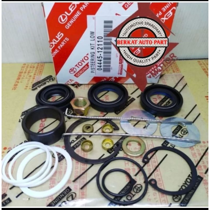SEAL RACK POWER STEERING KIT BAWAH COROLLA GREAT AE101 AE111 SIL RAK BAK WORM BOREM STERING