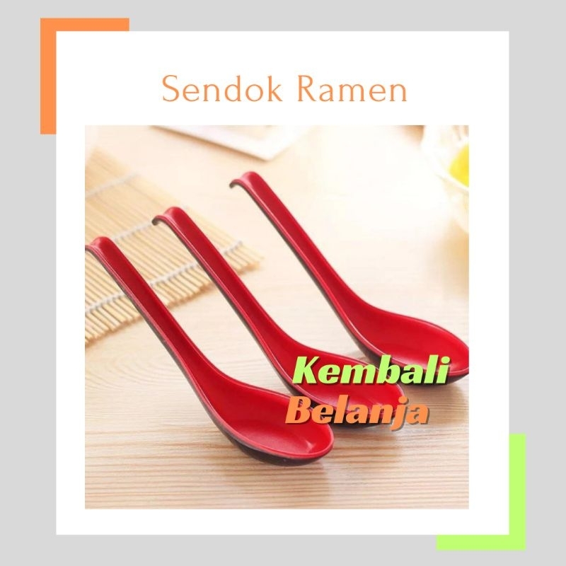 Sendok Ramen/ Sendok Bebek Melamin/ Sendok Melamin/ Sendok Bubur/ Sendok Bebek Tebal