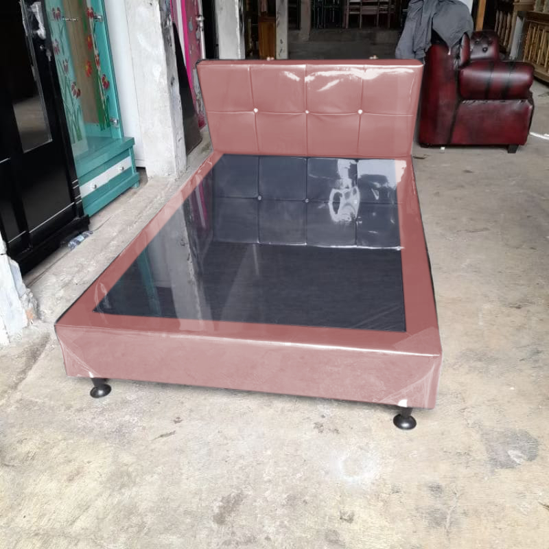 Divan Sandaran Kasur Ukuran 120x200 / Ranjang Dipan Kasur No 3 Murah / Divan Gantung Minimalis