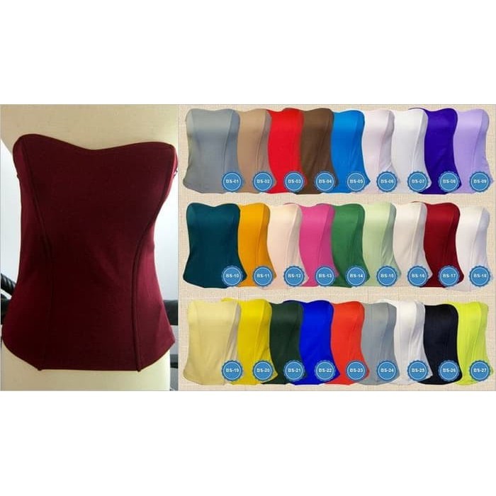 Torso Kaos Wanita / Kemben Wanita Varian Warna Cantik