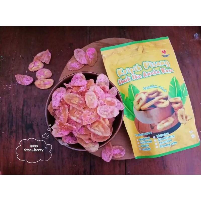 

Kripik Pisang Ibuk Ika - Keripik Pisang Rasa Strawberry