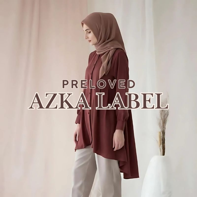 Preloved - Azka Label Naira Burgundy