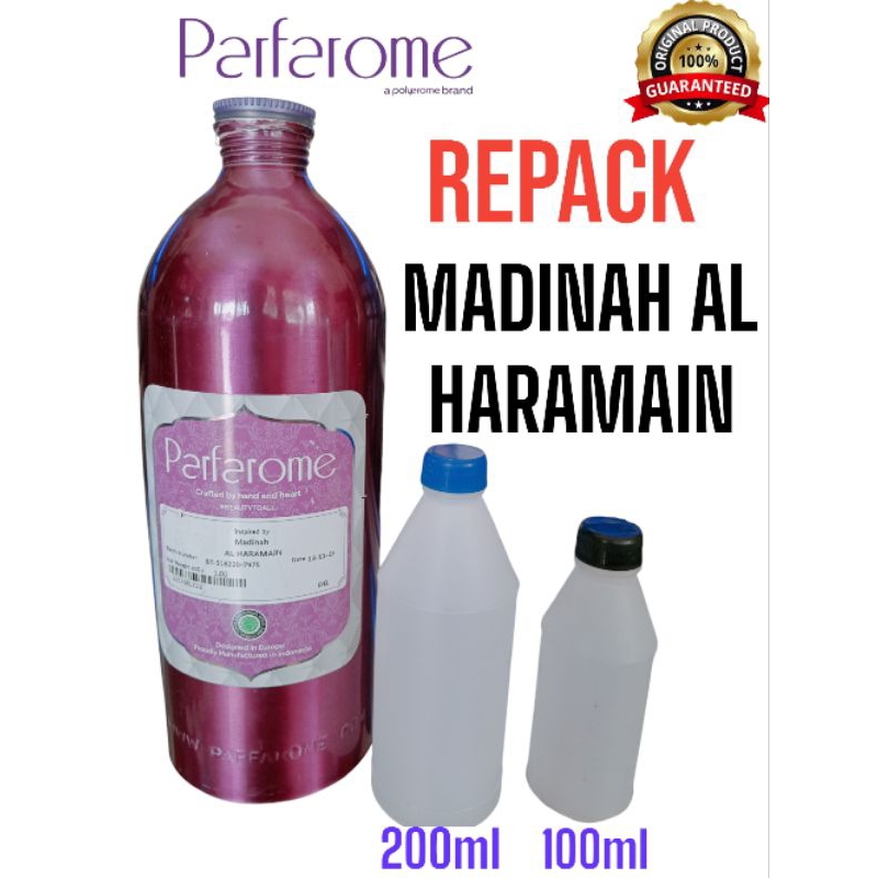 Bibit/Biang Parfum MADINAH AL HARAMAIN Produk PARFAROME Repack 100ml
