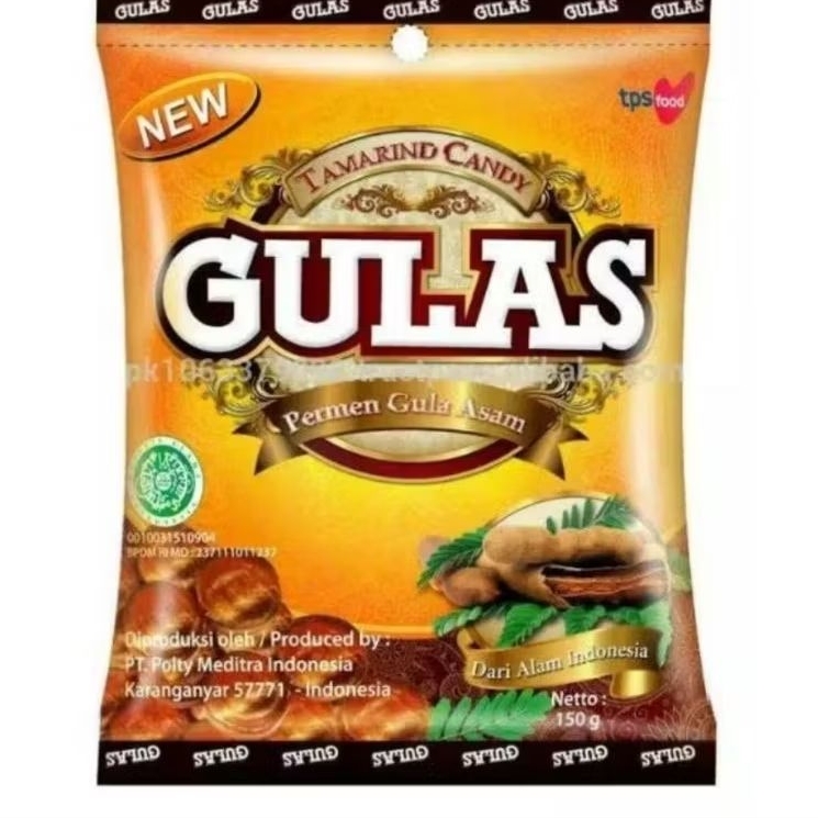 

Permen Gula Asam Gulas Tamarin candy isi 50 butir