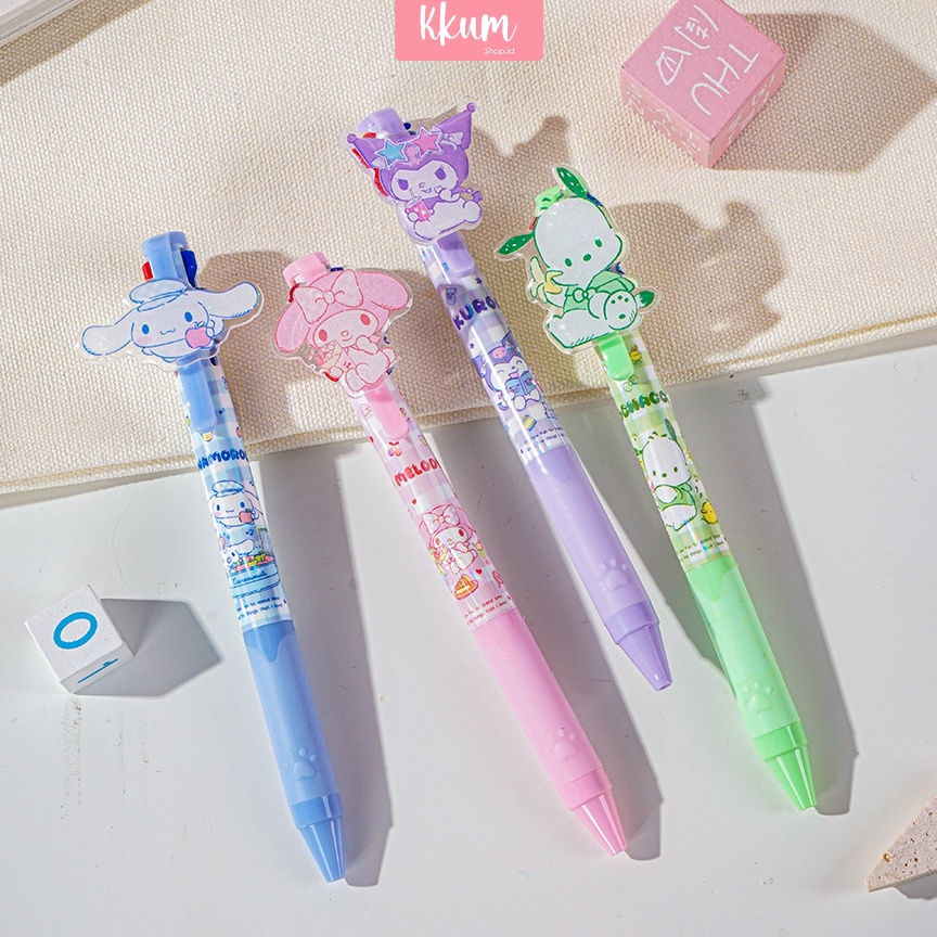 

Obral Murah 1PCS 3 Warna Pena Gel Mekanik 5mm Sanrio